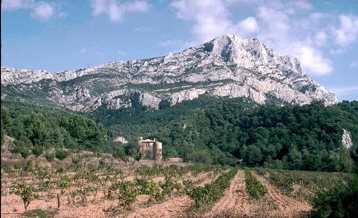 Montagne Sainte Victoire vue panoramique.jpg (126965 octets)